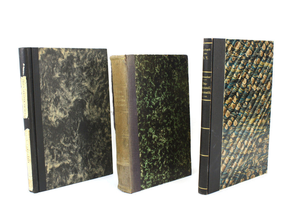 Antiquarian German Theology Bundle B, New Testament; Large 12 Volume book collection, mainly 19th Century