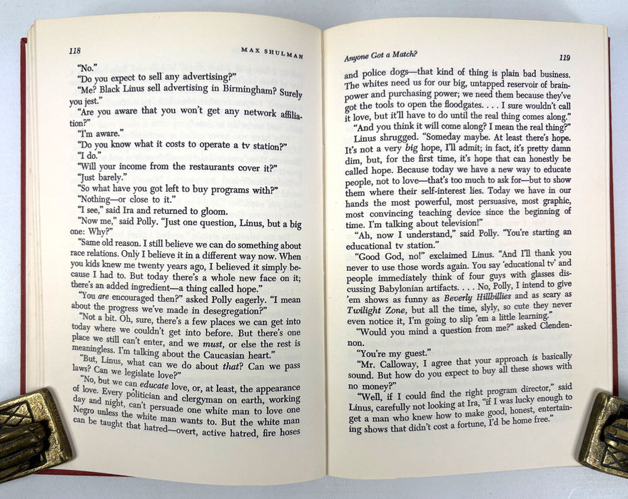 Anyone Got A Match?, Max Shulman, Heinemann, 1965, 1st UK edition