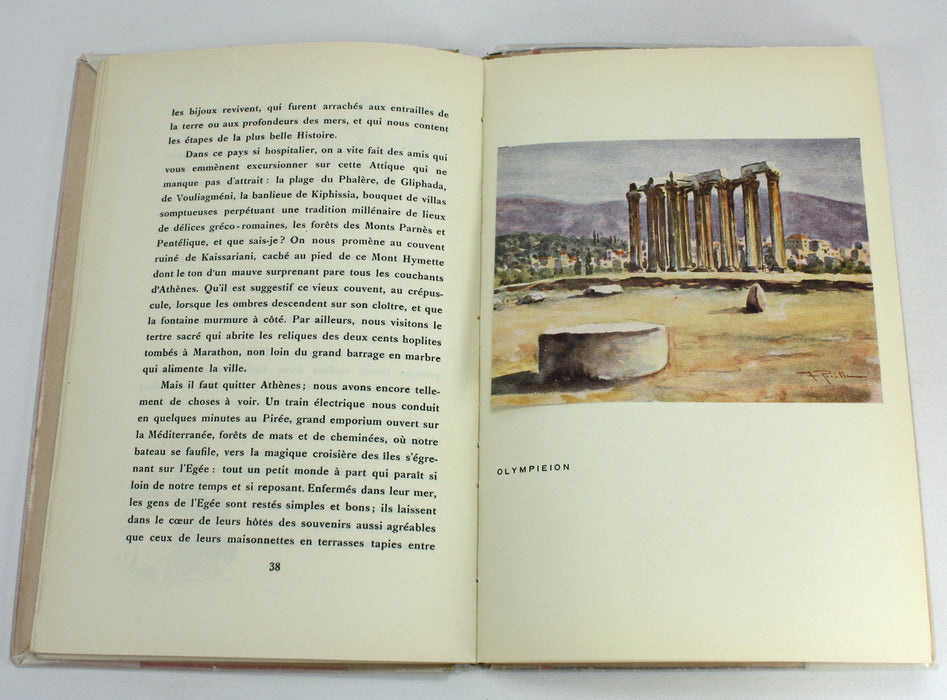 Aquarelles de Grece, F. Perilla, Editions Perilla Athenes, 1943
