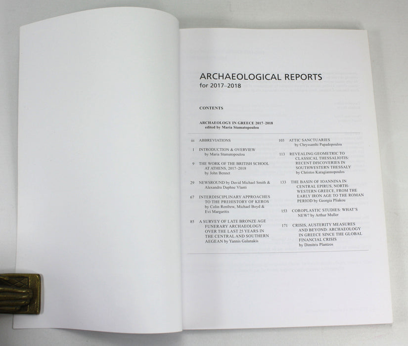 Archaeological Reports 2016-2020, Society for the Promotion of Hellenic Studies & the British School at Athens