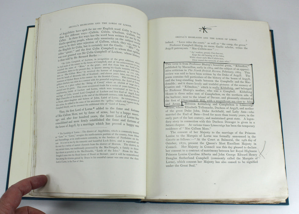 Argyll's Highlands: or MacCailein Mor and the Lords of Lorne, Cuthbert Bede, 1902