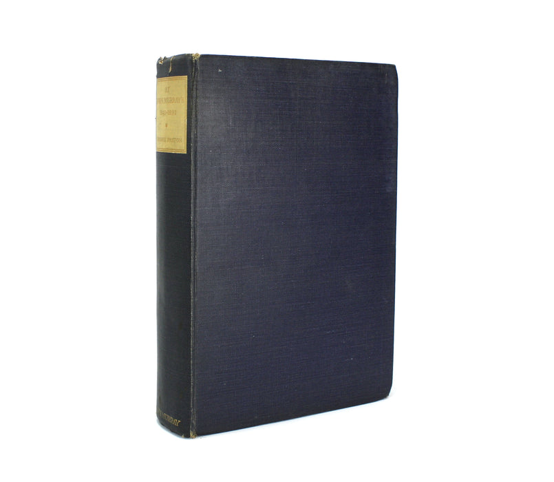 At John Murray's; Records of a Literary Circle 1843-1892, George Paston, 1932