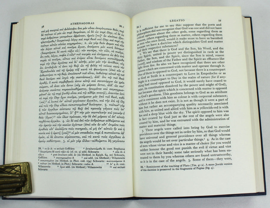 Athenagoras; Legatio and De Resurrectione, William R.Schoedel, Oxford, 1972
