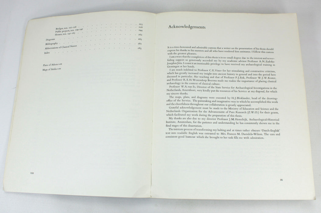Athenian Building Policy from 561/0 to 405/4 B.C., Johannes Spiko Boersma, 1970. Doctoral Thesis.