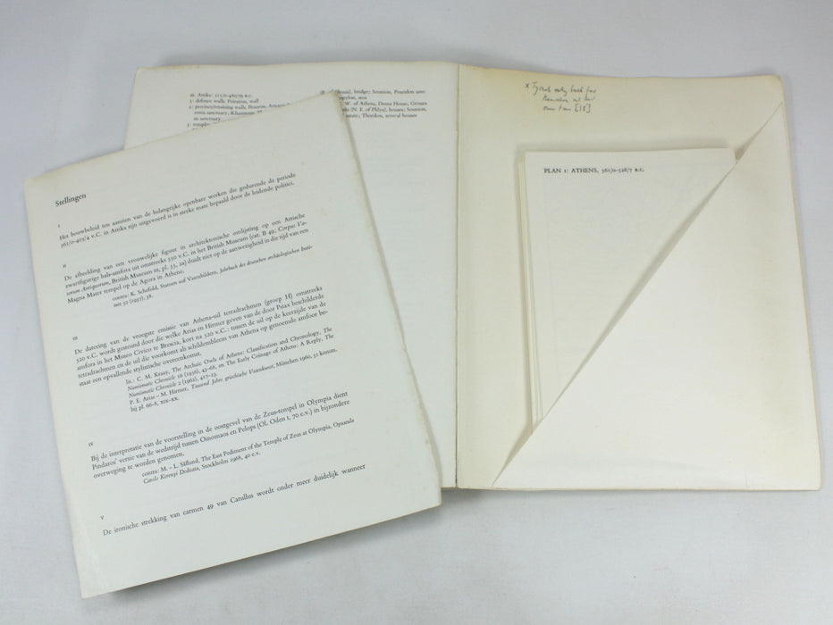 Athenian Building Policy from 561/0 to 405/4 B.C., Johannes Spiko Boersma, 1970. Doctoral Thesis.