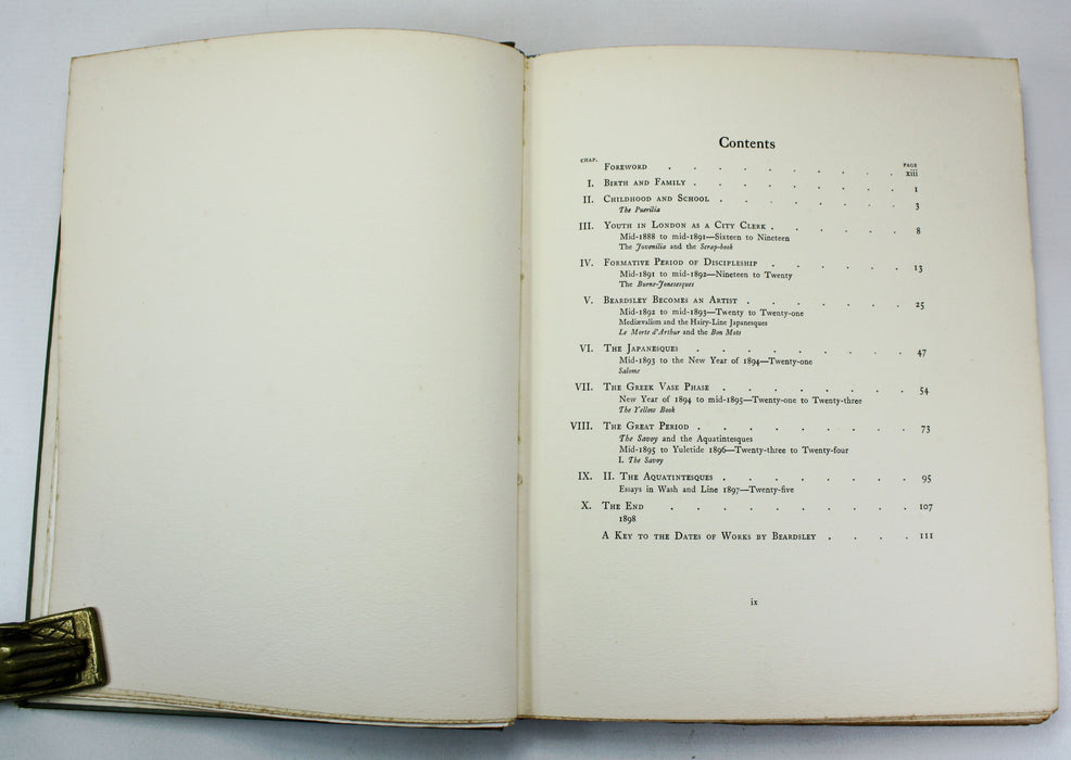 Aubrey Beardsley; The Man and His Work, Haldane Macfall, John Lane The Bodley Head, 1928