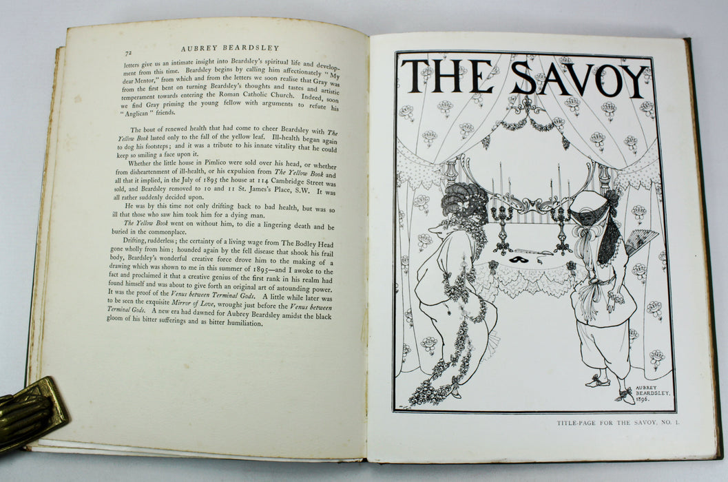 Aubrey Beardsley; The Man and His Work, Haldane Macfall, John Lane The Bodley Head, 1928