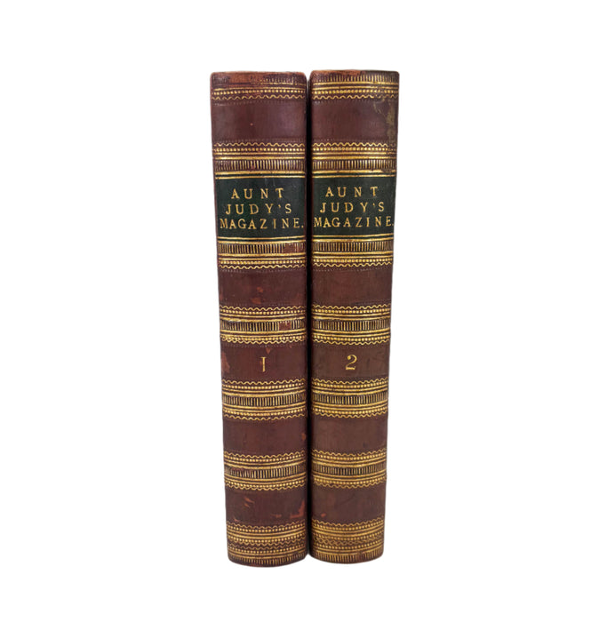 Aunt Judy's Magazine for Young People, Illustrated, 1866-1867, 2 Volumes, ed. Mrs Alfred Gatty