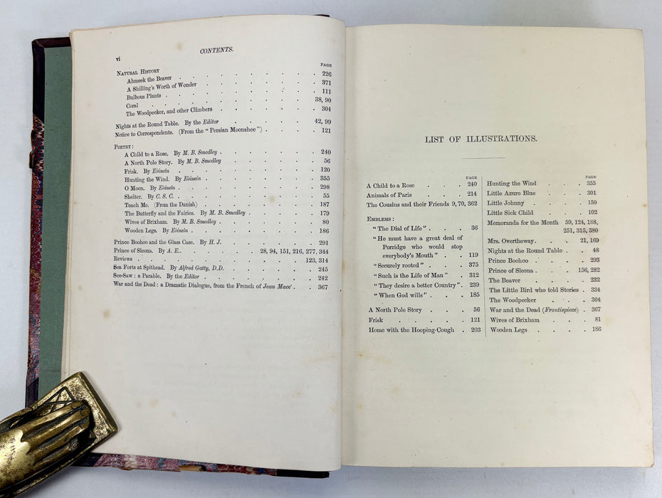Aunt Judy's Magazine for Young People, Illustrated, 1866-1867, 2 Volumes, ed. Mrs Alfred Gatty