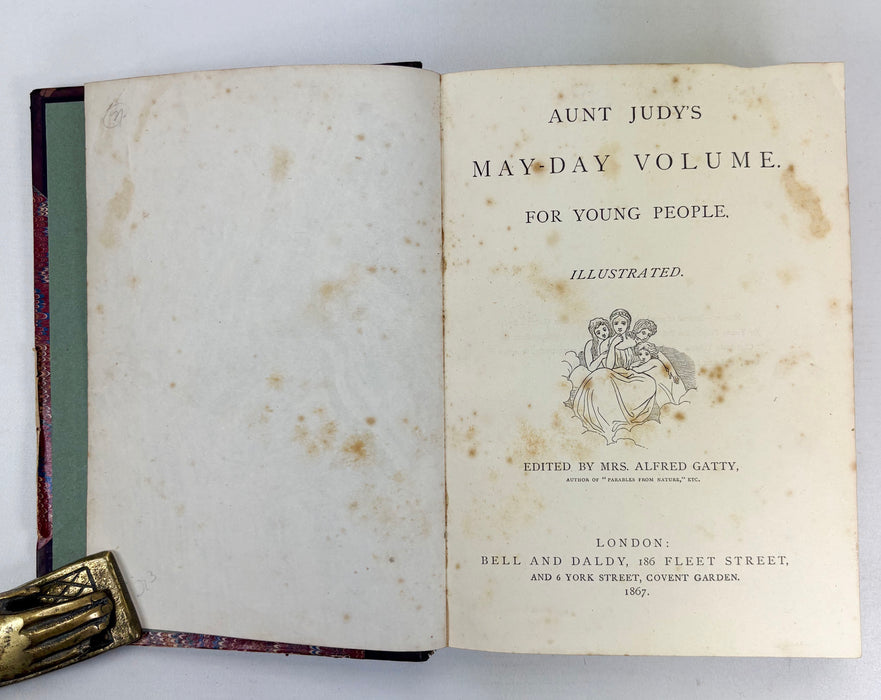 Aunt Judy's Magazine for Young People, Illustrated, 1866-1867, 2 Volumes, ed. Mrs Alfred Gatty