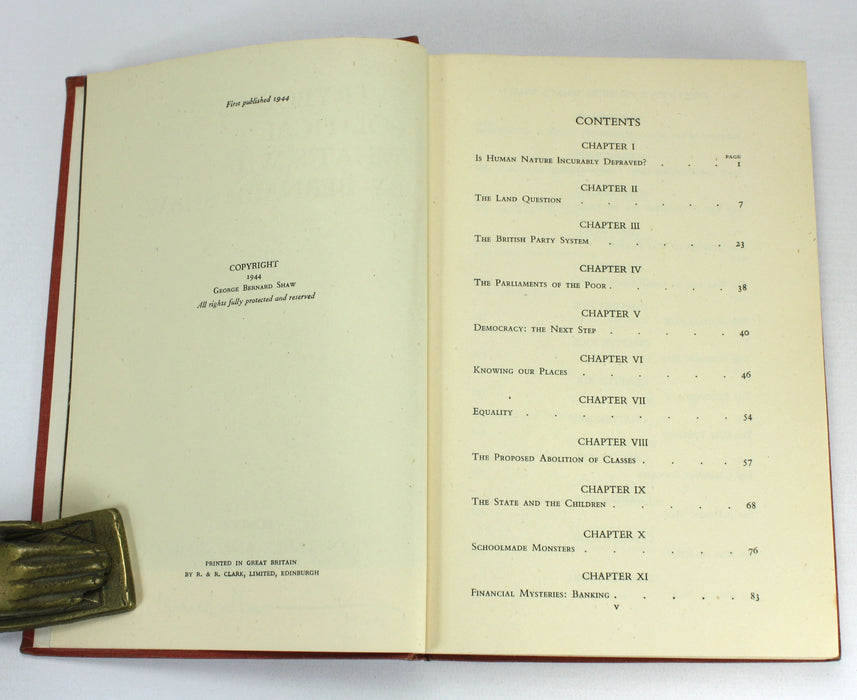 Bernard Shaw; Everybody's Political, What's What? 1944, 1st