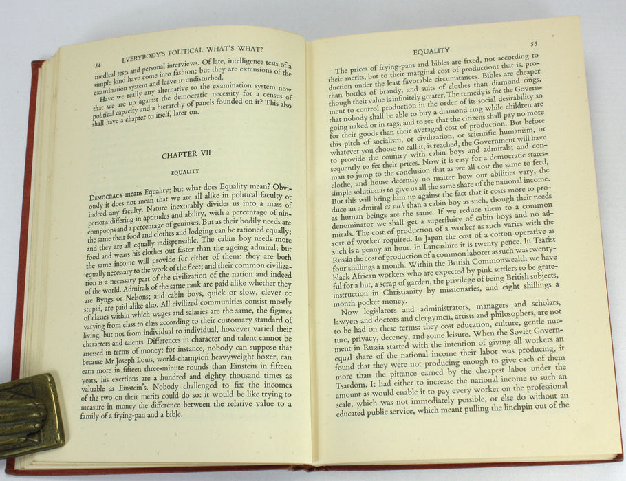 Bernard Shaw; Everybody's Political, What's What? 1944, 1st