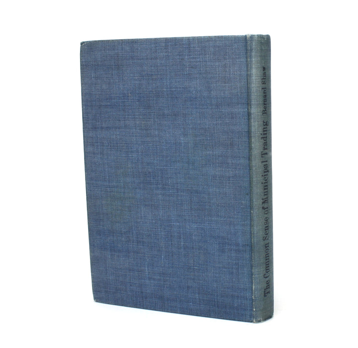 Bernard Shaw; The Common Sense of Municipal Trading, 1904, 1st