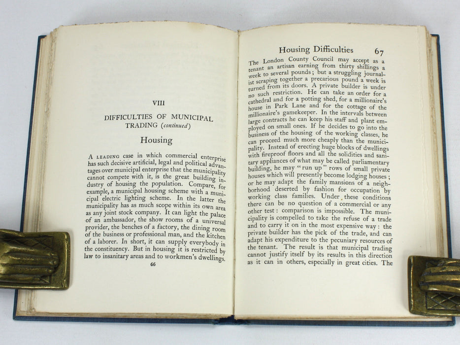 Bernard Shaw; The Common Sense of Municipal Trading, 1904, 1st