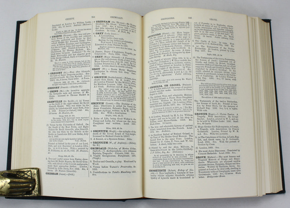 Bibliography of Early English Literature, William Carew Hazlitt, 8 Volume Reprint, Burt Franklin