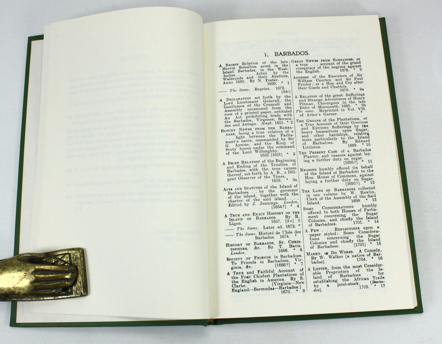 Bibliography of The West Indies, (excluding Jamaica), Frank Cundall