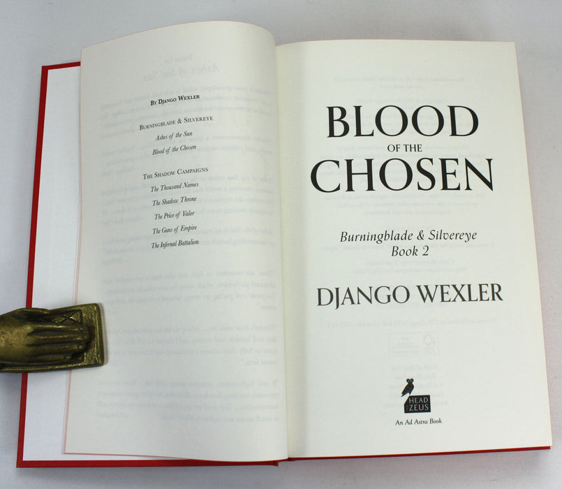 Burningblade & Silvereye 1 & 2; Ashes of The Sun & Blood of The Chosen, Django Wexler, Signed and Numbered Limited Editions