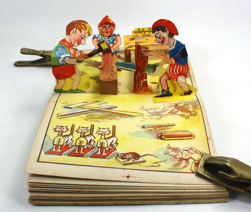 Bookano Stories No. 17; With Pictures That Spring Up in Model Form, c. 1950, with charming pop-ups