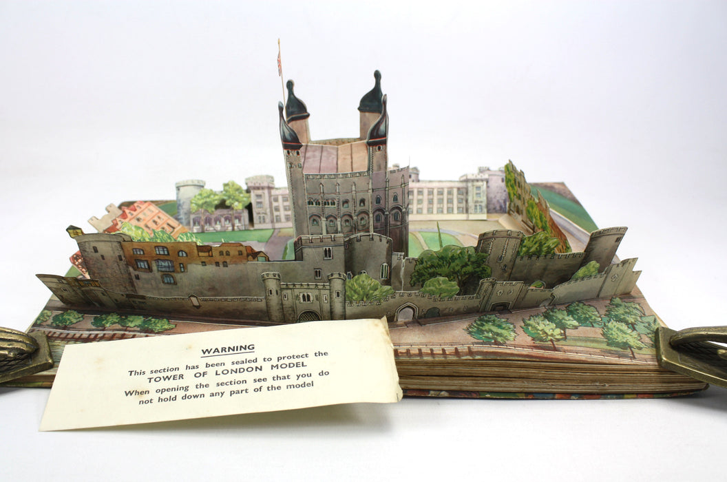 Bookano Stories No. 17; With Pictures That Spring Up in Model Form, c. 1950, with charming pop-ups