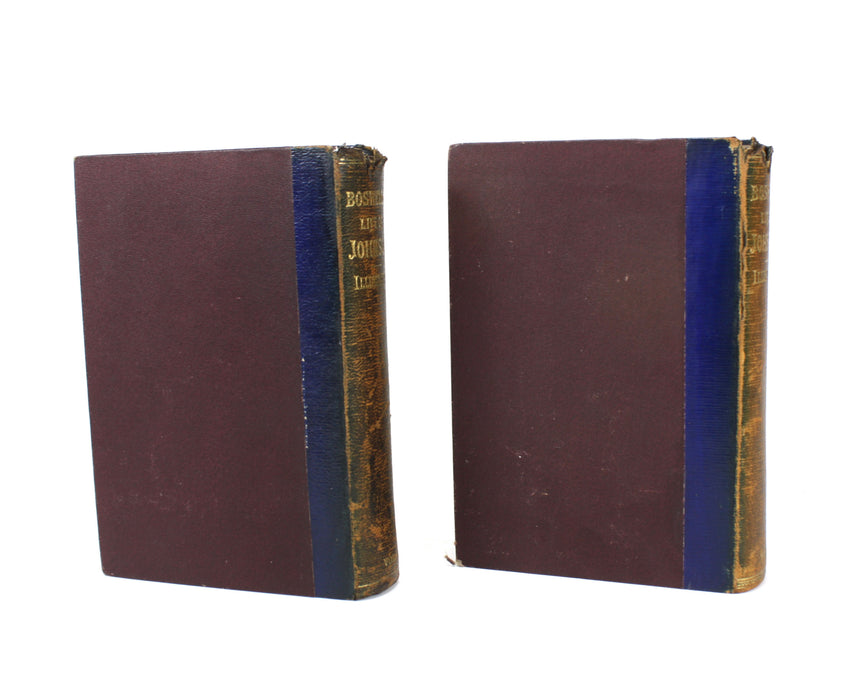 Boswell's Life of Johnson, Illustrated, 2 Volumes complete, Routledge, 1859-1863