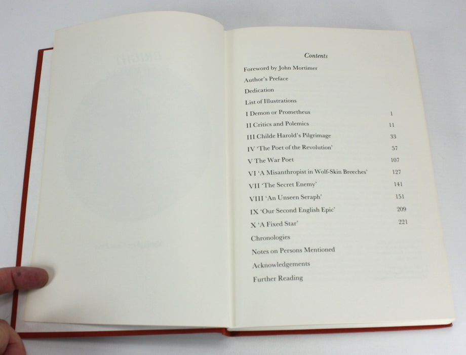 Bright Darkness; The Poetry of Lord Byron Presented in the Context of his Life and Times, Anne Fleming, 1983. Signed.