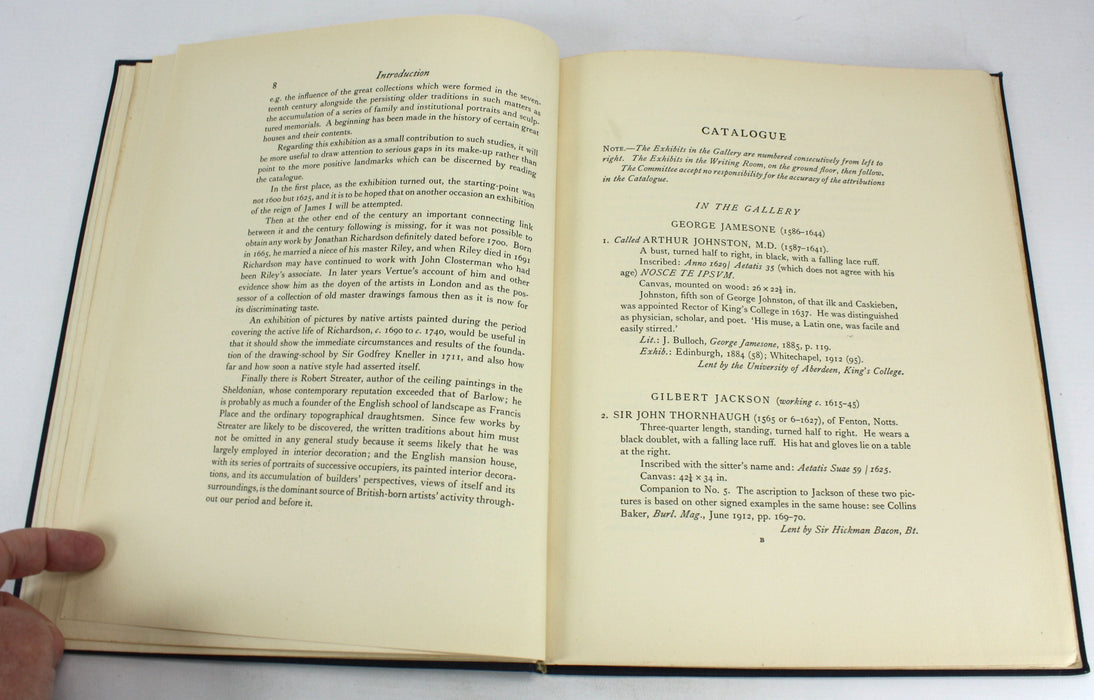 Burlington Fine Arts Club; Catalogue of an Exhibition of the Works of British-Born Artists of the Seventeenth Century, 1938