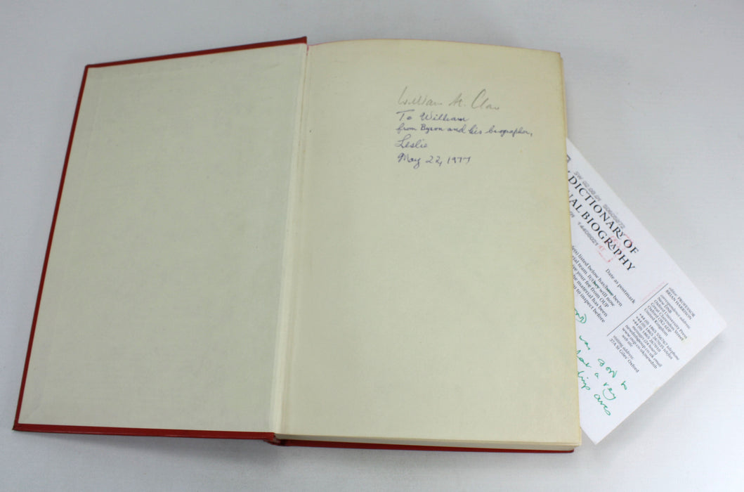 Byron; A Biography, 3 Volume set, Leslie A. Marchand, signed, 1957