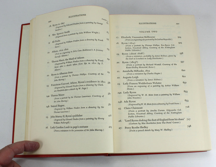 Byron; A Biography, 3 Volume set, Leslie A. Marchand, signed, 1957