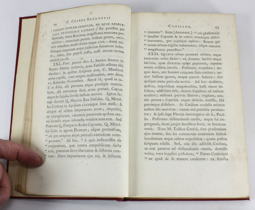 Caii Crispi Sallustii Opera Omnia excusa ad Editionem Cortii cum Editionibus Havercampi et Gabrielis Antonii collatam, 1789