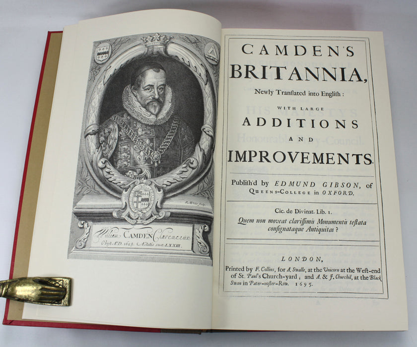 Camden's Britannia 1695; A Facsimile of the 1695 Edition Published by Edmund Gibson, 1971