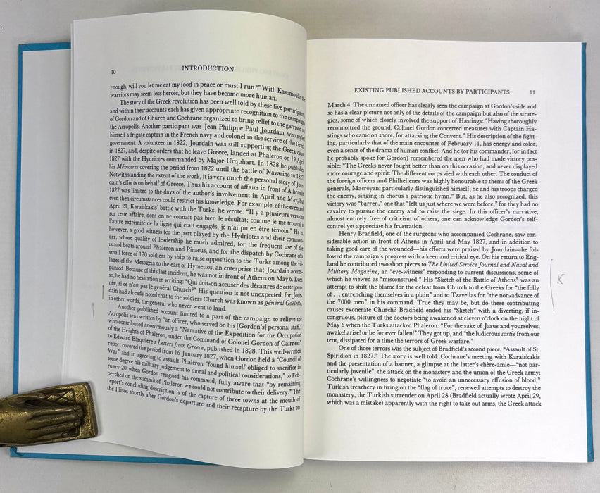 Campaign of the Falieri and Piraeus In the Year 1827, C.W.J. Eliot, 1992, Author's gift copy to William St Clair