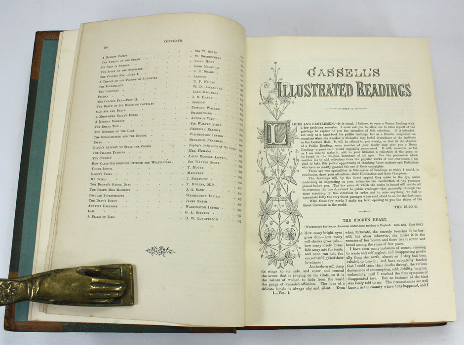 Cassell's Illustrated Readings, First and Second Series bound as one, c. 1870