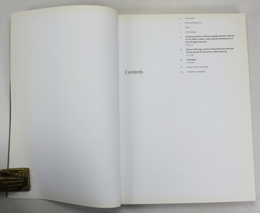 Cast for Eternity; Ancient Ritual Bronzes from the Shanghai Museum, Clark Art Institute Exhibition Guide, 2014