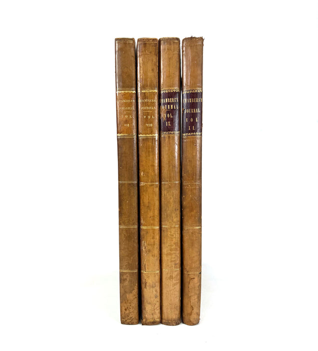 Chambers's Edinburgh Journal, William and Robert Chambers, 4 Volumes; VII, VIII, IX, and XI , Nos. 313-572. 1839-1943