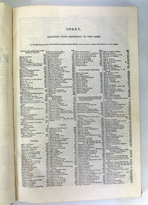 Chambers's Edinburgh Journal, William and Robert Chambers, 4 Volumes; VII, VIII, IX, and XI , Nos. 313-572. 1839-1943