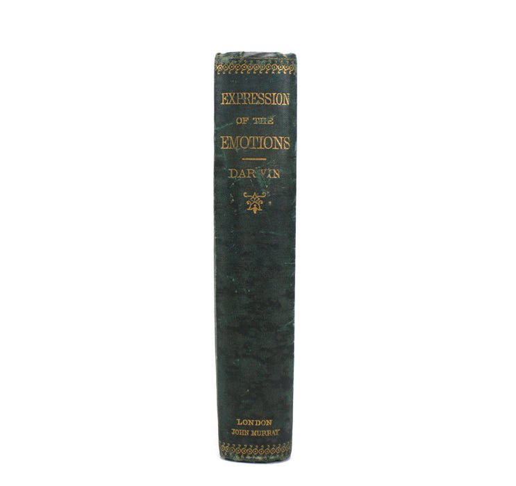 Charles Darwin; The Expression of the Emotions in Man and Animals, John Murray, 1872, First edition, second issue