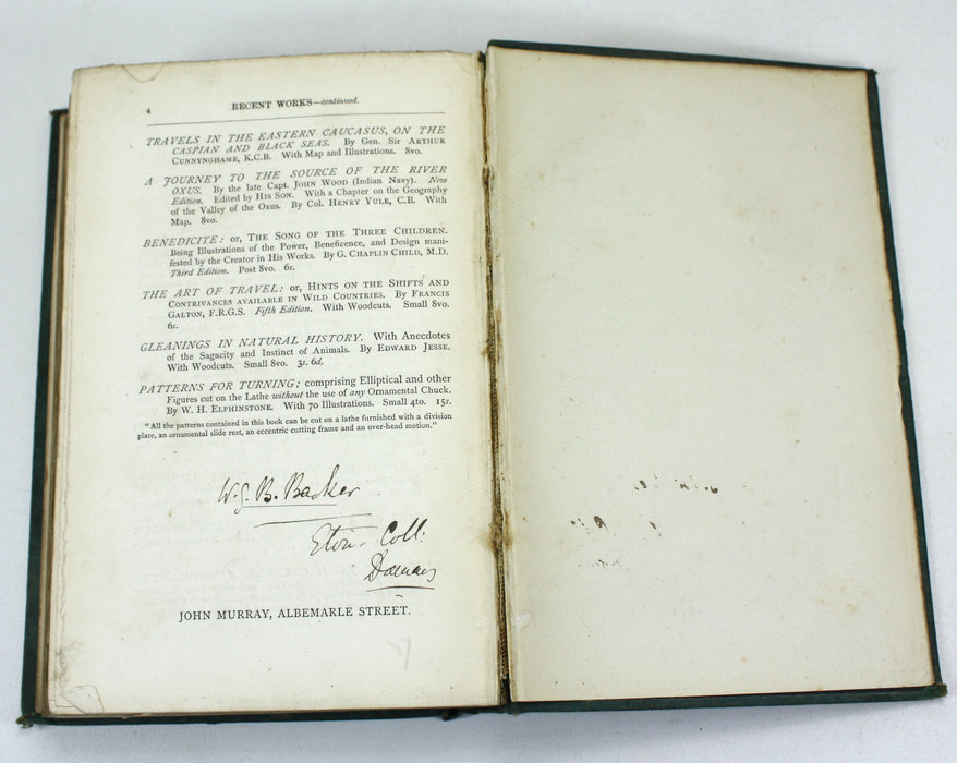 Charles Darwin; The Expression of the Emotions in Man and Animals, John Murray, 1872, First edition, second issue