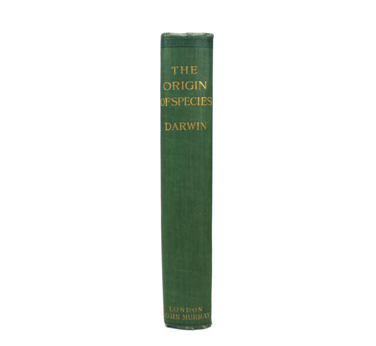 Charles Darwin; The Origin of Species by Means of Natural Selection, or the Preservation of Favoured Races in the Struggle for Life, 1901, John Murray