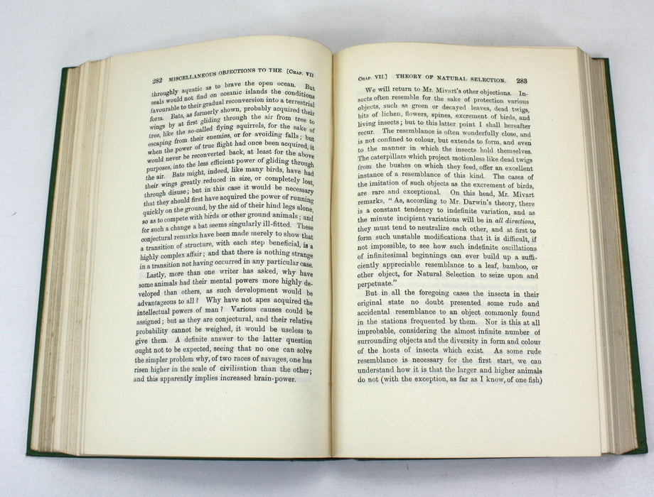 Charles Darwin; The Origin of Species by Means of Natural Selection, or the Preservation of Favoured Races in the Struggle for Life, 1901, John Murray