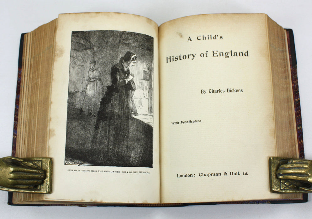 Charles Dickens; Little Dorrit & A Child's History of England, Chapman and Hall. c. 1875.