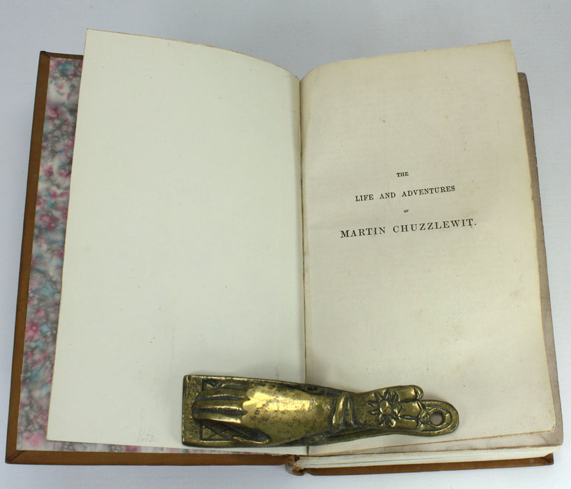 Charles Dickens; The Life and Adventures of Martin Chuzzlewit, Chapman and Hall. First book edition, 1844.