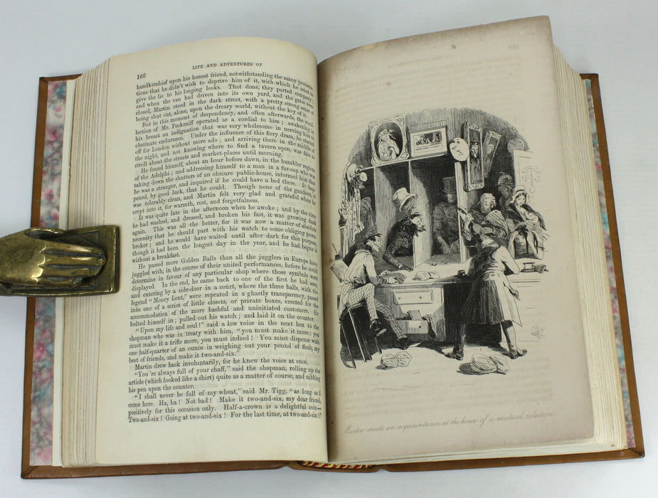Charles Dickens; The Life and Adventures of Martin Chuzzlewit, Chapman and Hall. First book edition, 1844.