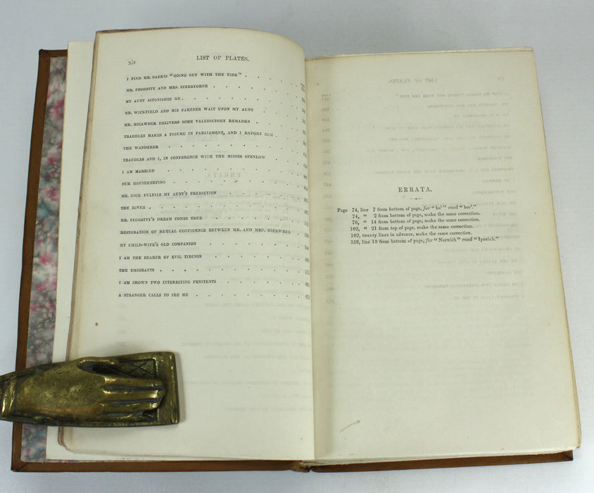 Charles Dickens; The Personal History of David Copperfield, Bradbury & Evans. First book edition, 1850.