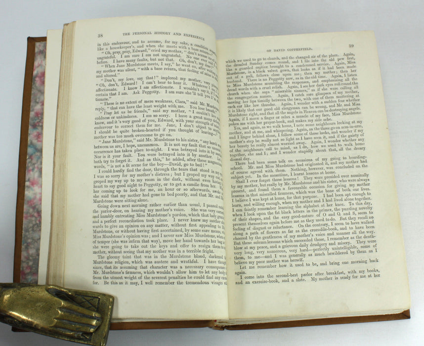 Charles Dickens; The Personal History of David Copperfield, Bradbury & Evans. First book edition, 1850.