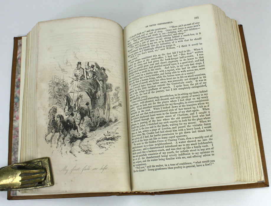 Charles Dickens; The Personal History of David Copperfield, Bradbury & Evans. First book edition, 1850.