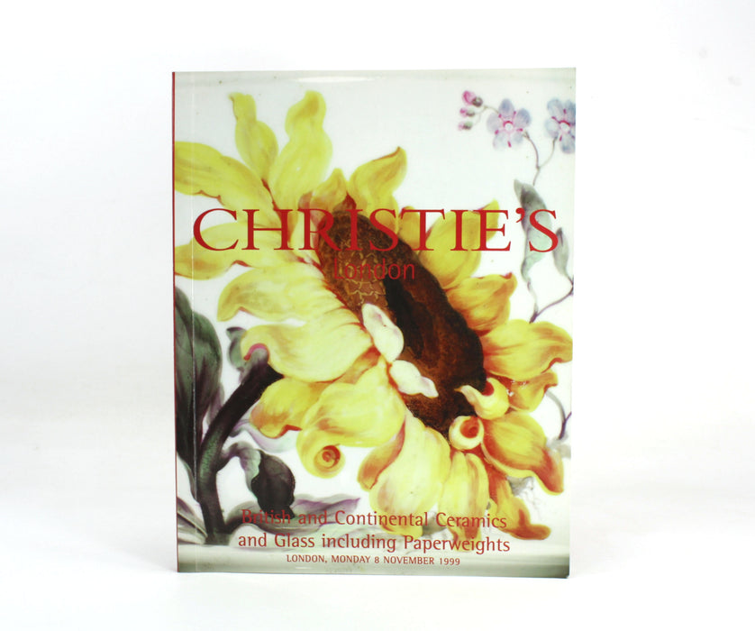 Christie's London; British and Continental Ceramics and Glass including Paperweights, 8 November 1999
