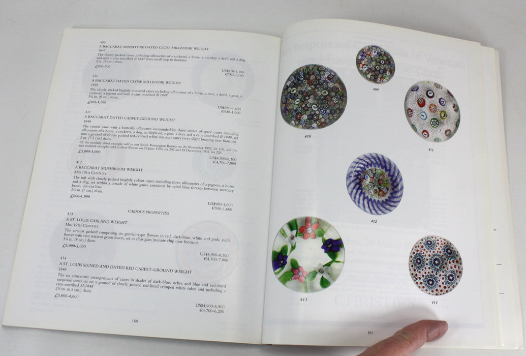 Christie's London; British and Continental Ceramics and Glass including Paperweights, 8 November 1999