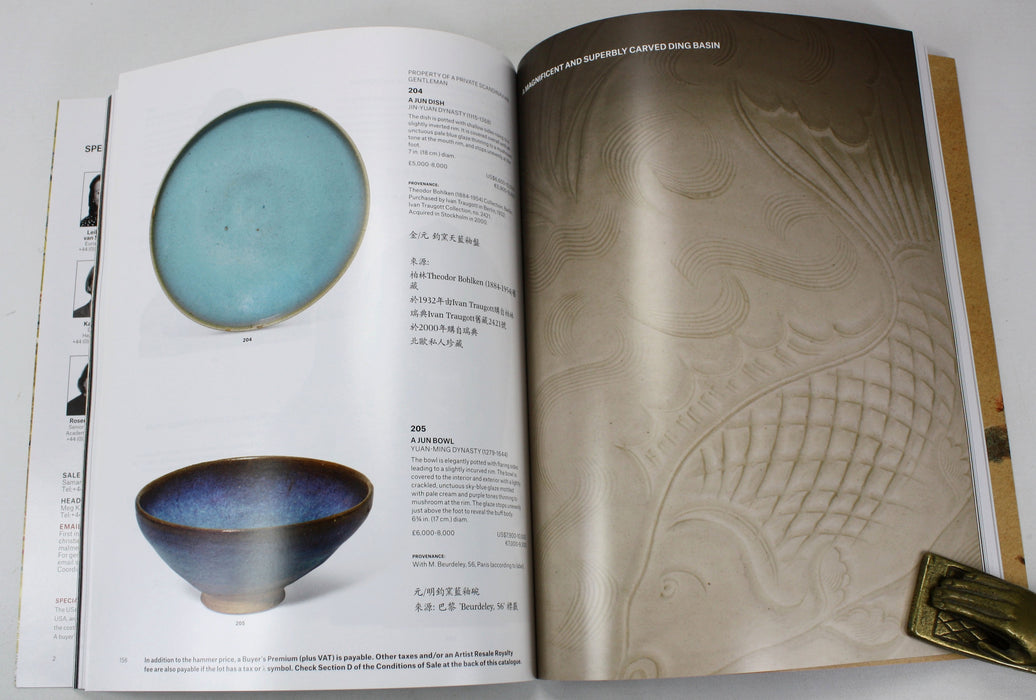 Christie's, London; Fine Chinese Ceramics and Works of Art, Tuesday, 14 May 2019
