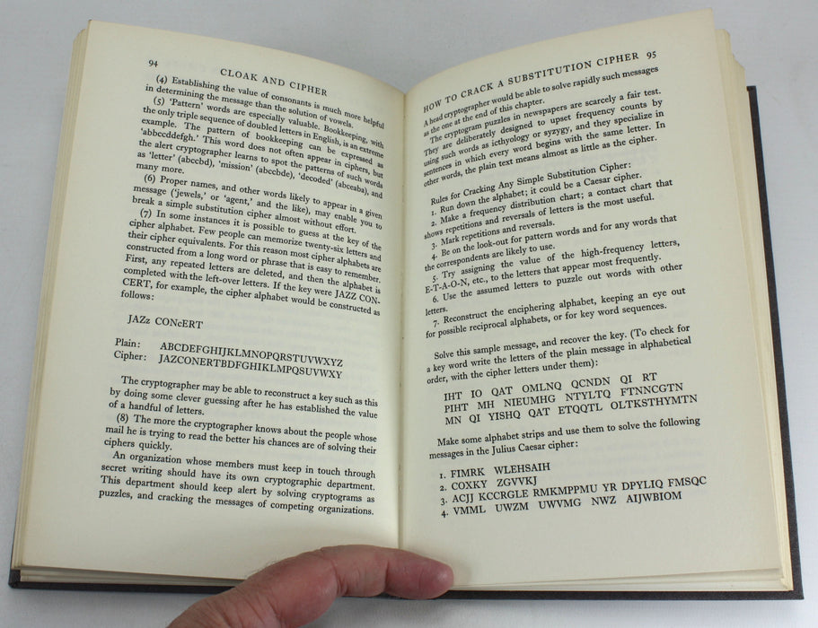 Cloak & Cipher, Dan Tyler Moore & Martha Waller, 1965, first edition review copy