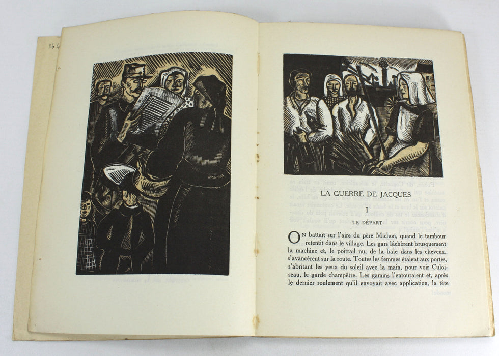 Collection of 4 Issues of Le Livre Moderne Illustre, J. Ferenczi, Paris, 1929-1931; Radiguet, Elder, Maurois